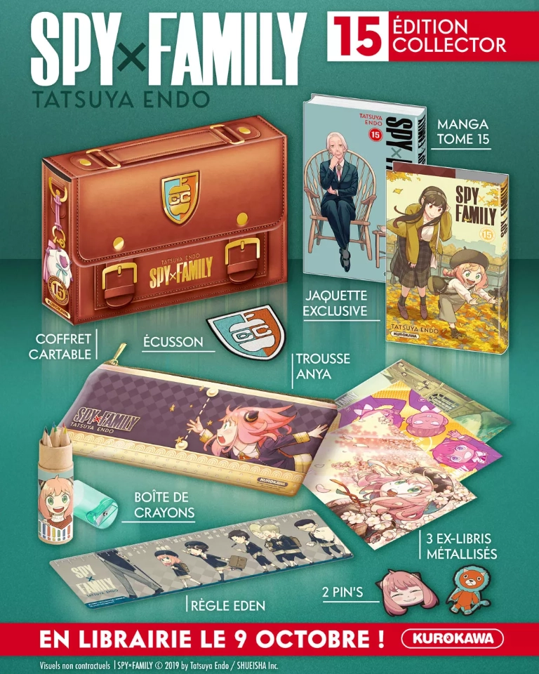 Edition collector du tome 15 de Spy x Family