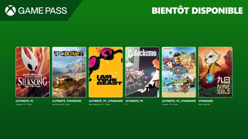 Game Pass Septembre