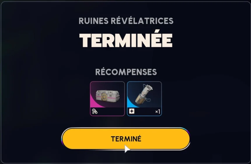 Arc RAiders mission ruines revelatrices récompenses