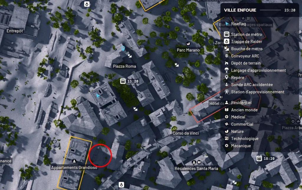 Arc Raiders Guide quête après la pluie carte