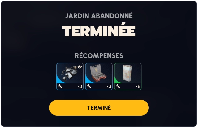 Arc Raiders Guide quête jardin abandonne recompenses