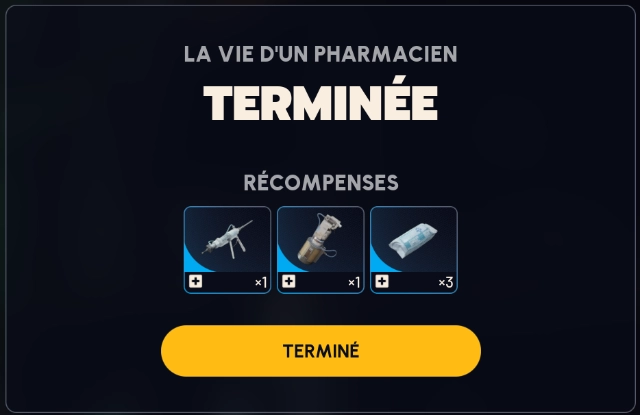 Arc Raiders guide quête la vie pharmacien recompenses