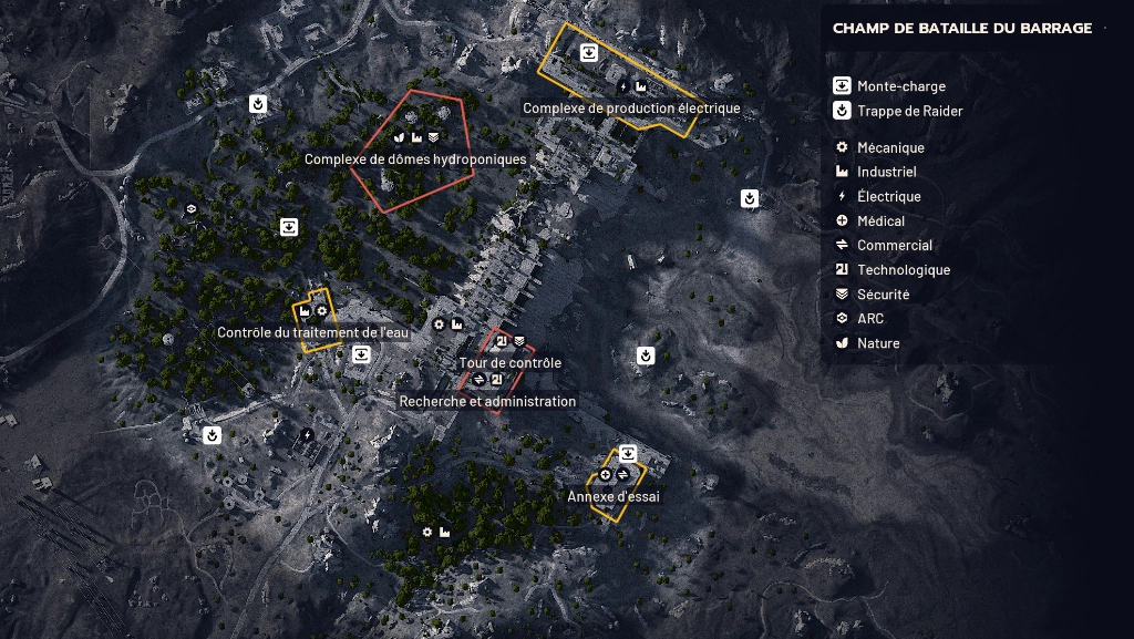 Arc Raiders guide quete ramassez les morceaux carte