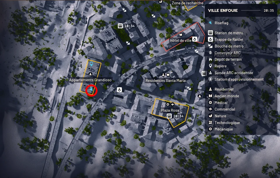 Arc Raiders quete initiative emplacement engrais map