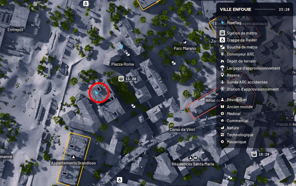 Arc Raiders quete initiative emplacement pompe eau map