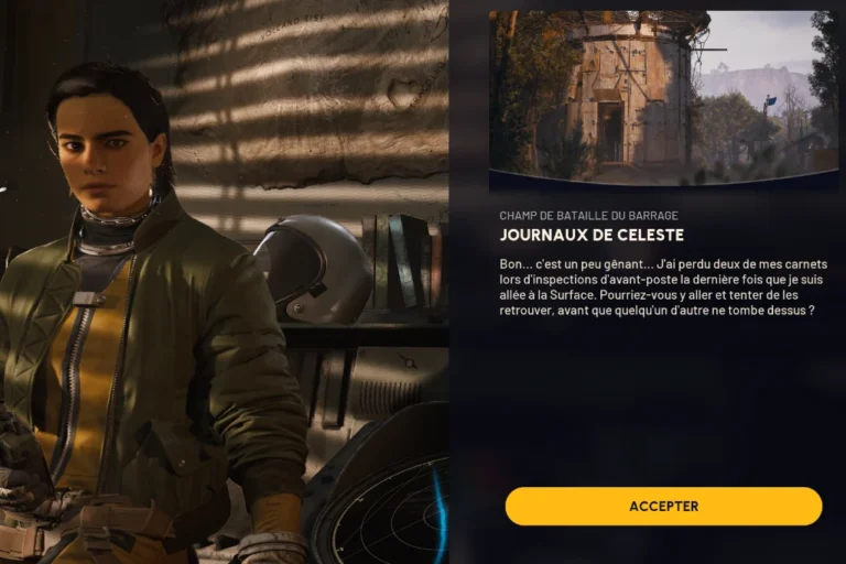 Arc Raiders quete journaux celeste