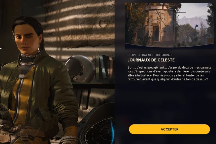 Arc Raiders quete journaux celeste