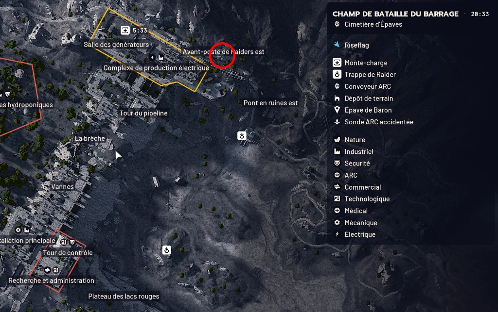 Arc Raiders quete journaux celeste journal 2 emplacement map