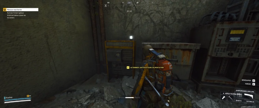 Arc Raiders quete menace vacillante interrupteur