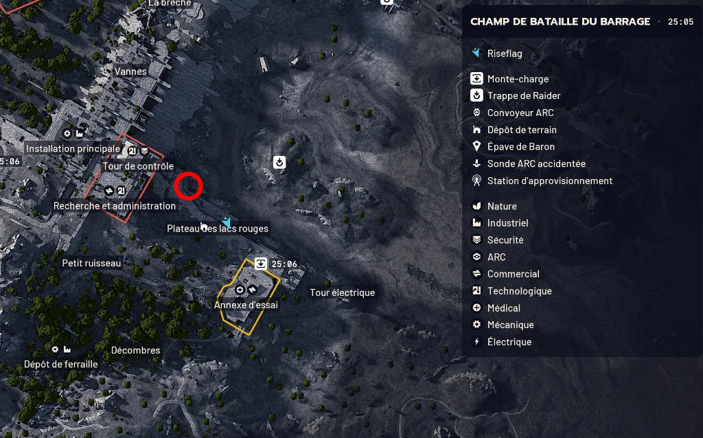 Arc Raiders quete navigation en eaux troubles map