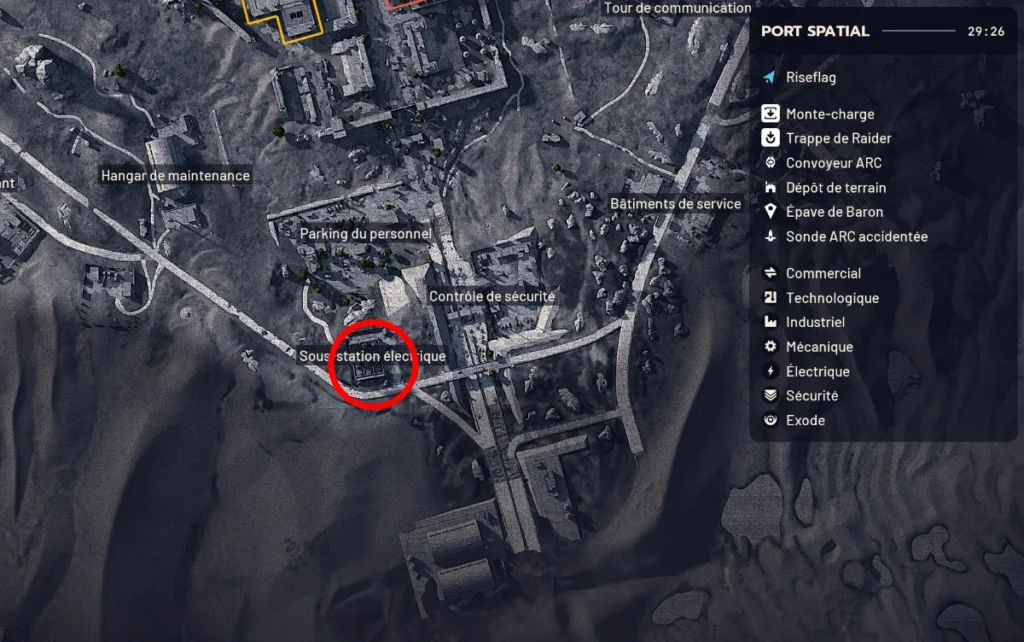 Arc Raiders quete panne de courant map