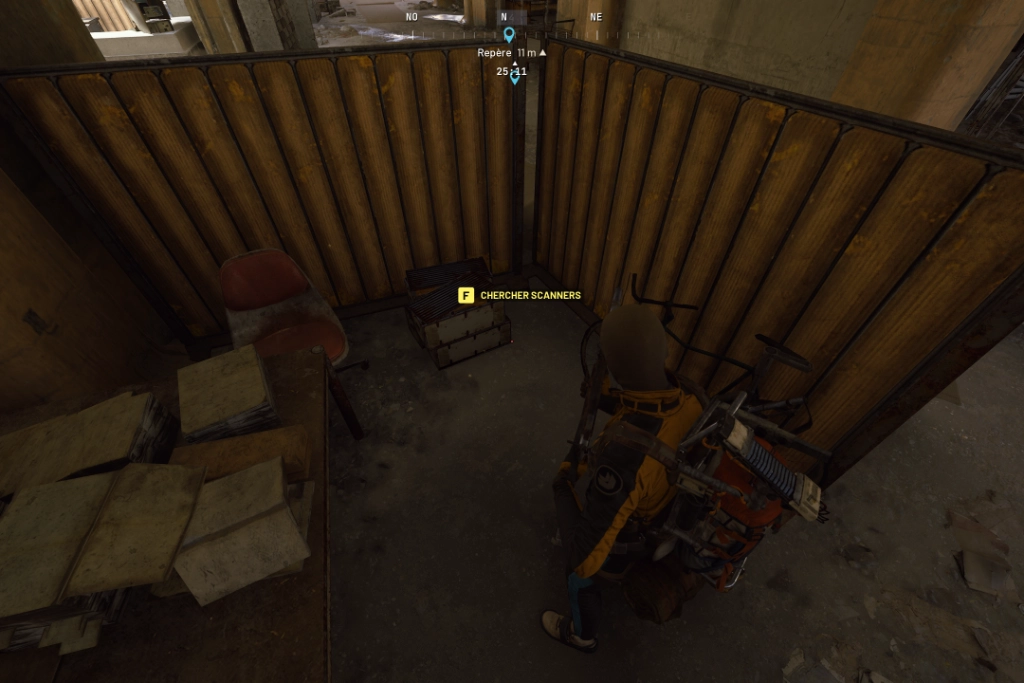 Arc Raiders quete un apercu du terrain map tour controle A6 scanners