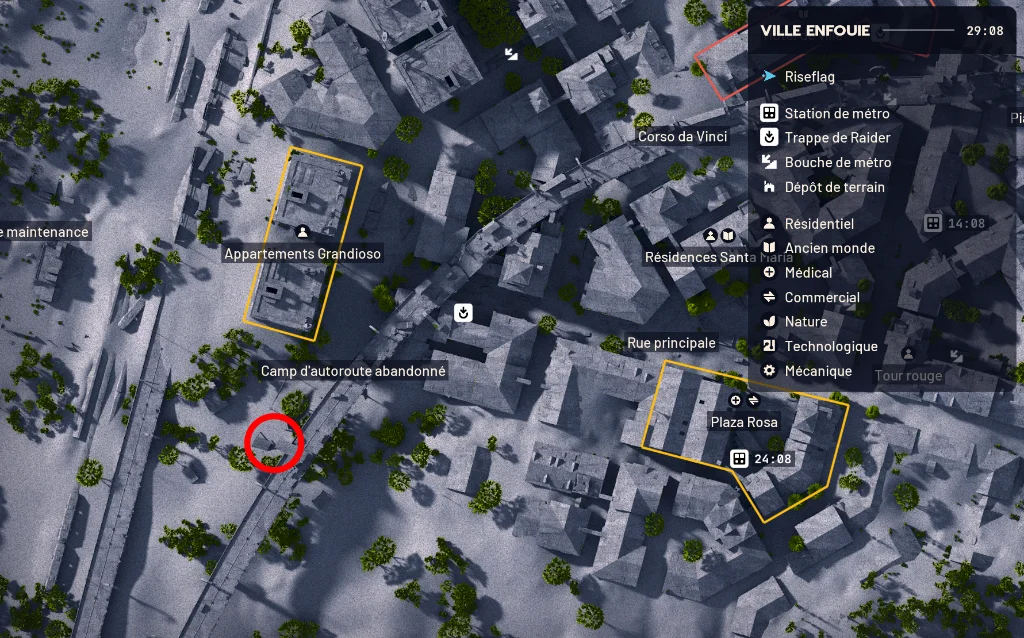 Arc Raiders quete un nid douillet map