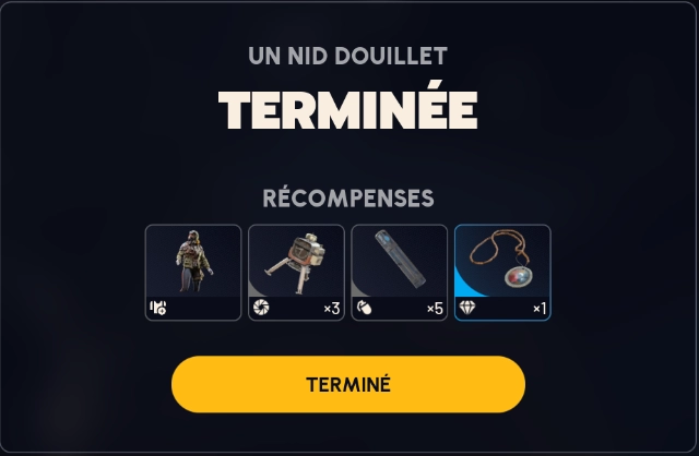 Arc Raiders quete un nid douillet recompenses