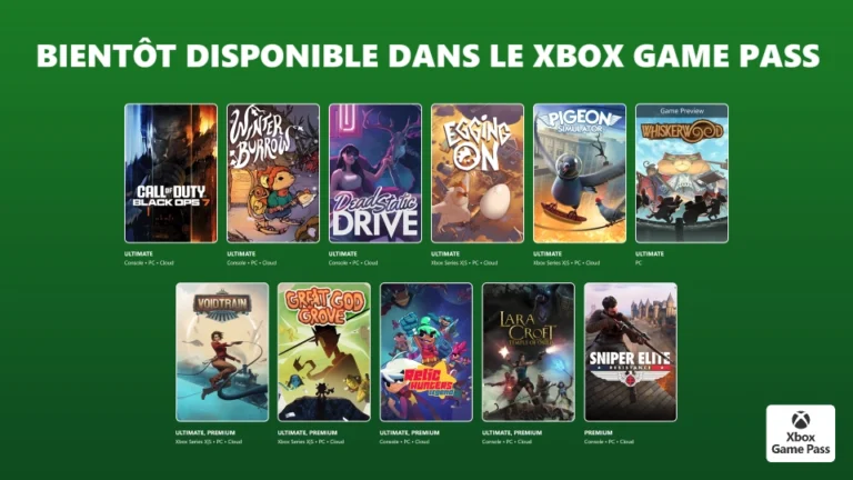 Game Pass Novembre