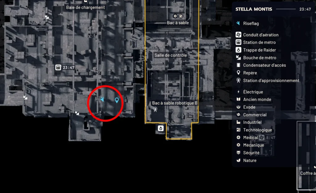 Guide Arc Raiders quete chambre froide map