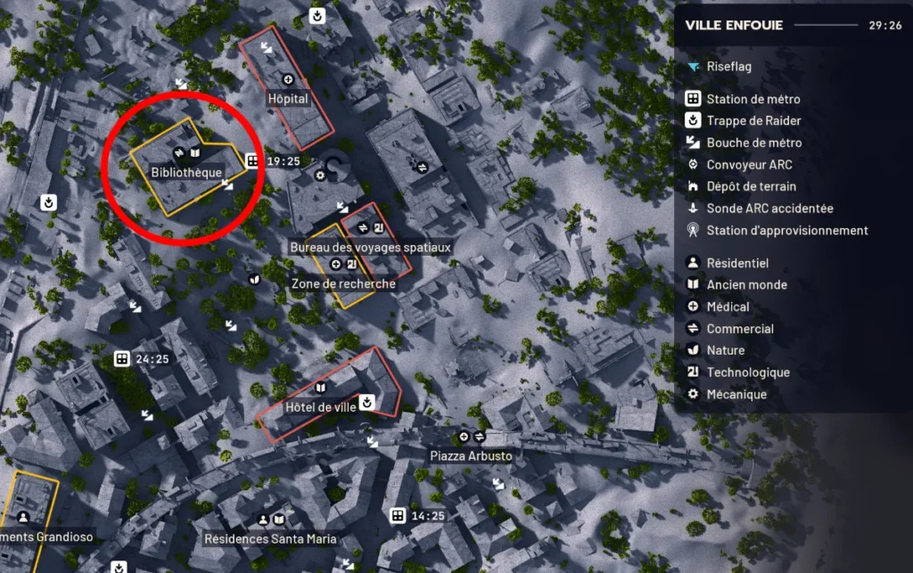 Guide arc raiders quête collection littéraire map