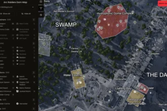 Map interactive Arc Raiders