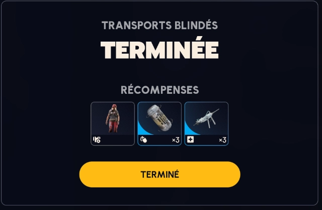 guide arc raiders quête transports blindes recompenses