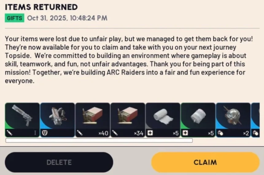 refund cheaters items