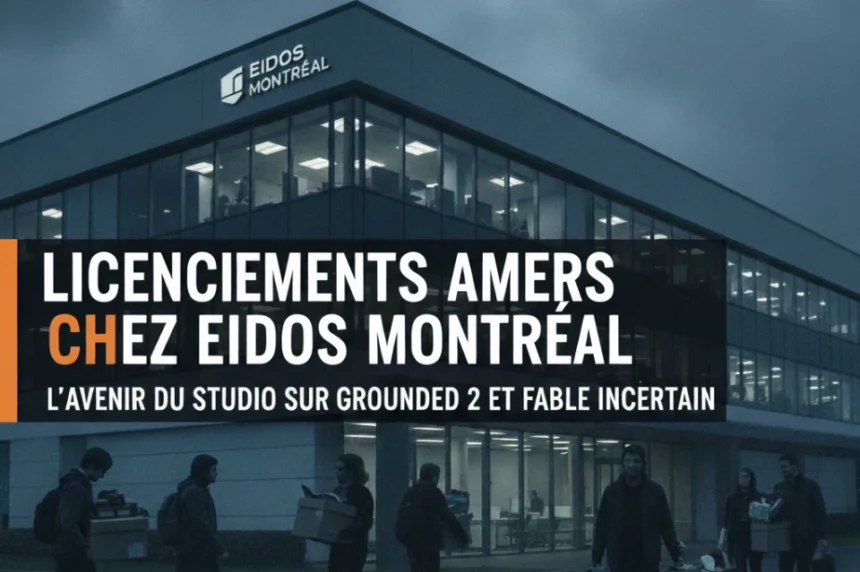 licenciements chez eidos montreal