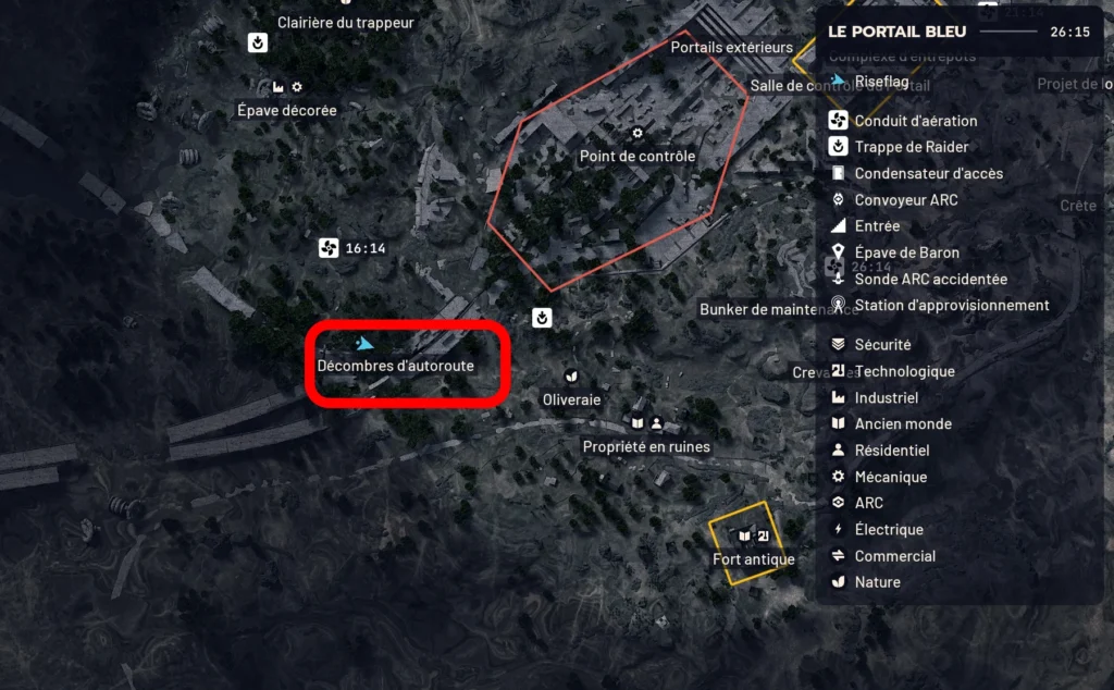 Guide Arc Raiders Chemin de destruction emplacement autoroute