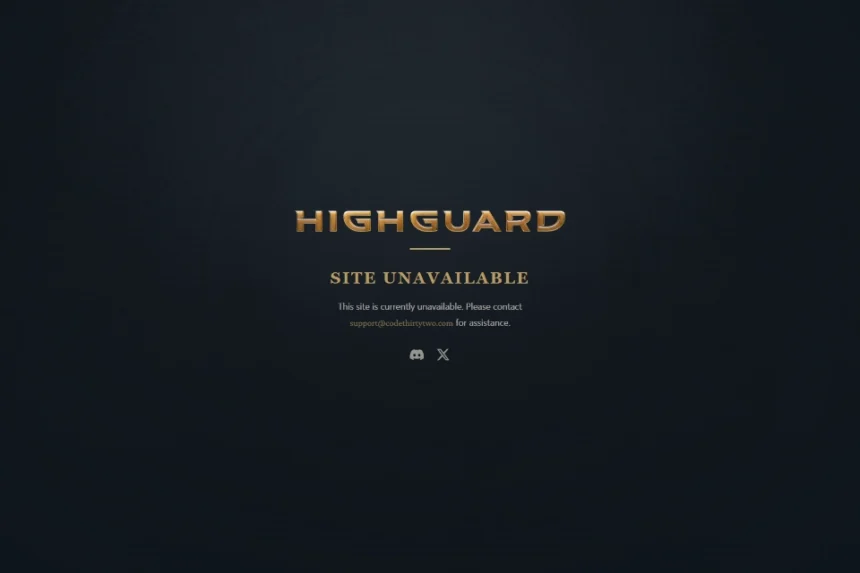 Site internet highguard